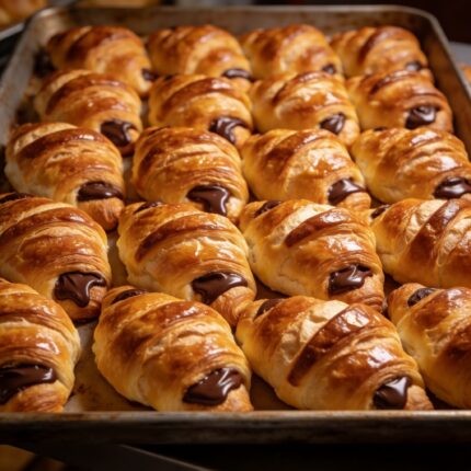 מגש קרואסון שוקולד